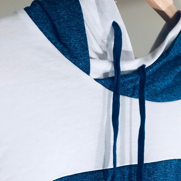 BOGO50%🏵️Pullover Hoodie Slate blue/ White - Picture 8 of 8